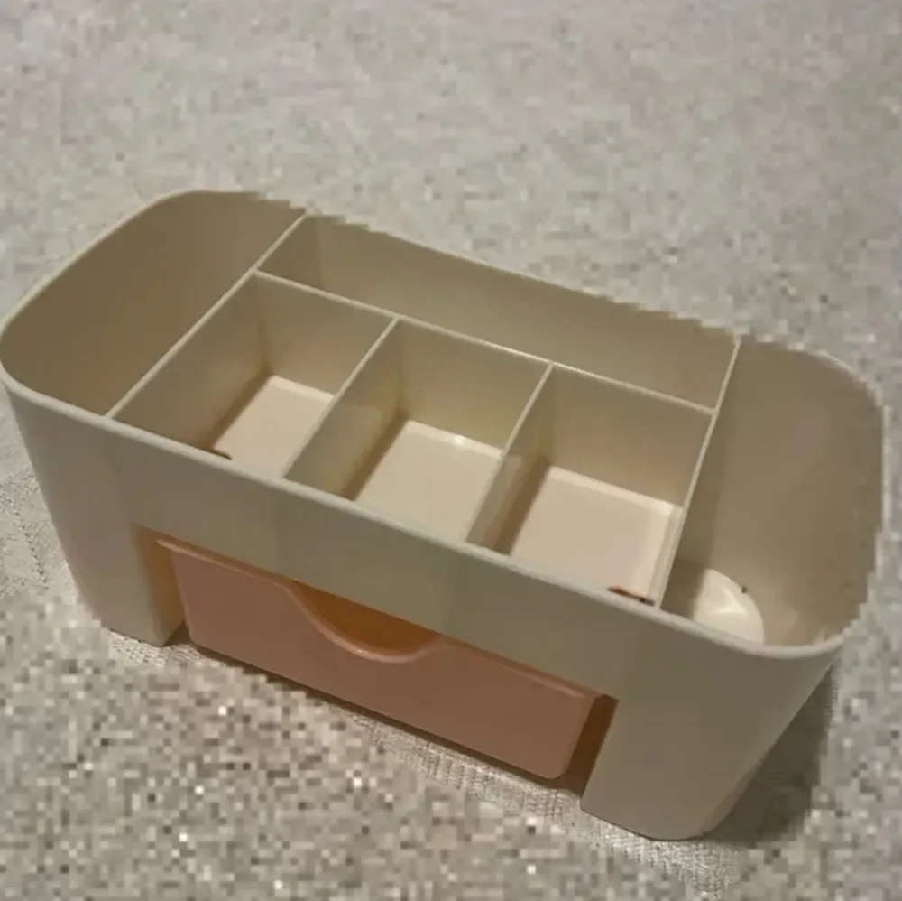 - Cosmetic/Makeup Storage Organizer with Drawer - Pink